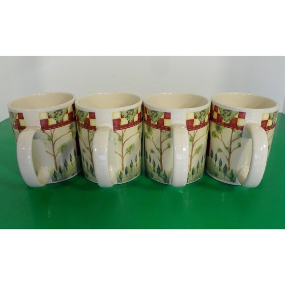 Thomson COUNTRY HOME Mug (s) LOT OF 4 Cs Coffee Hot Cocoa Cup - Picture 3 of 8